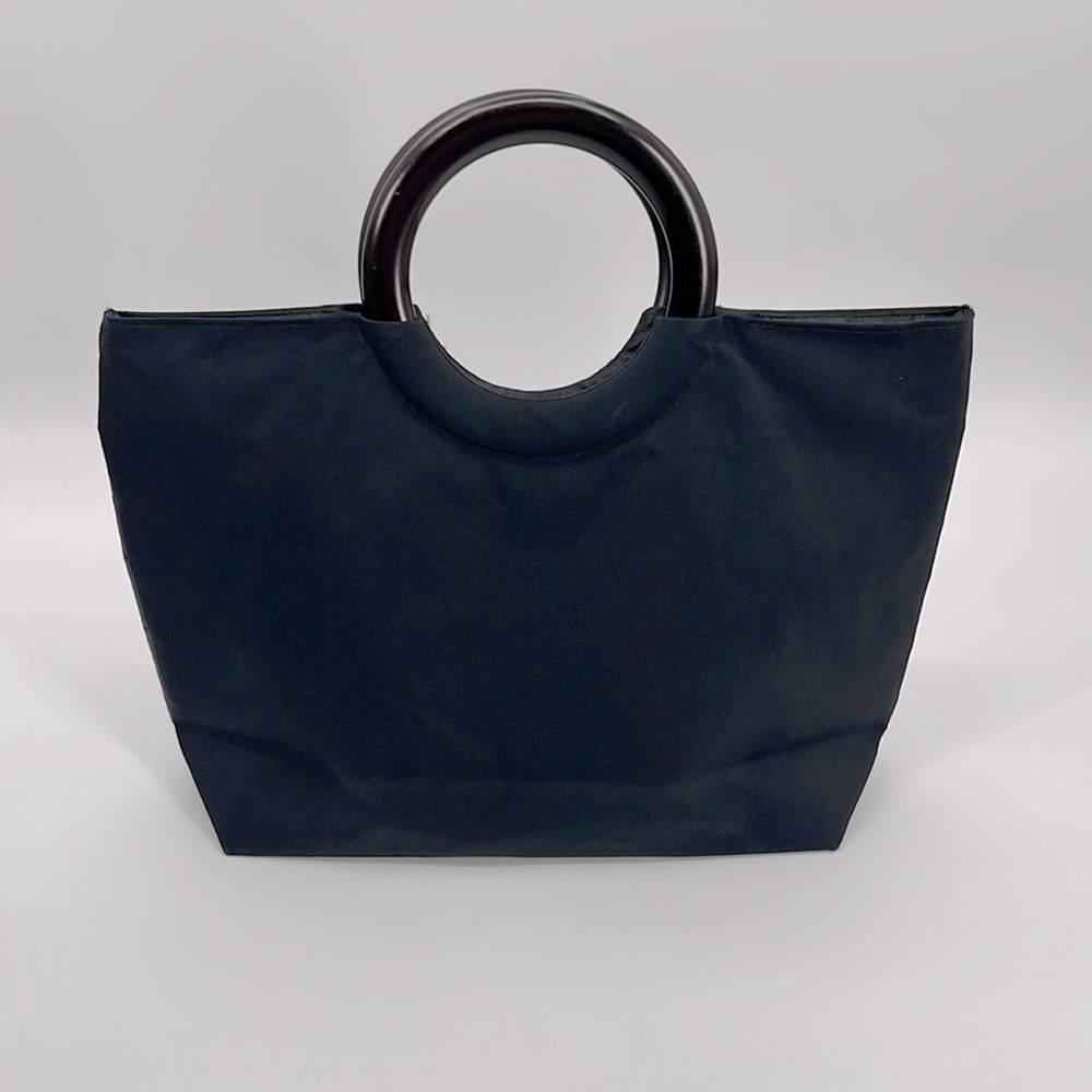 (#141)SILK and EMBROIDERED Handbag - Picture 3 of 4